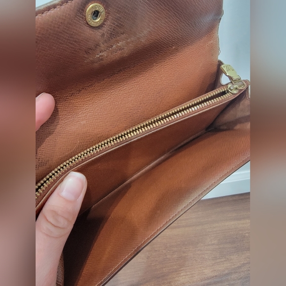 Louis Vuitton Monogram Sarah Wallet Authentic Brown - Picture 7 of 11
